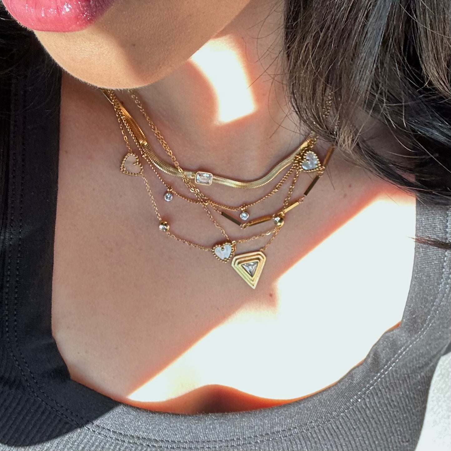 Delicate Rhinestone Necklace