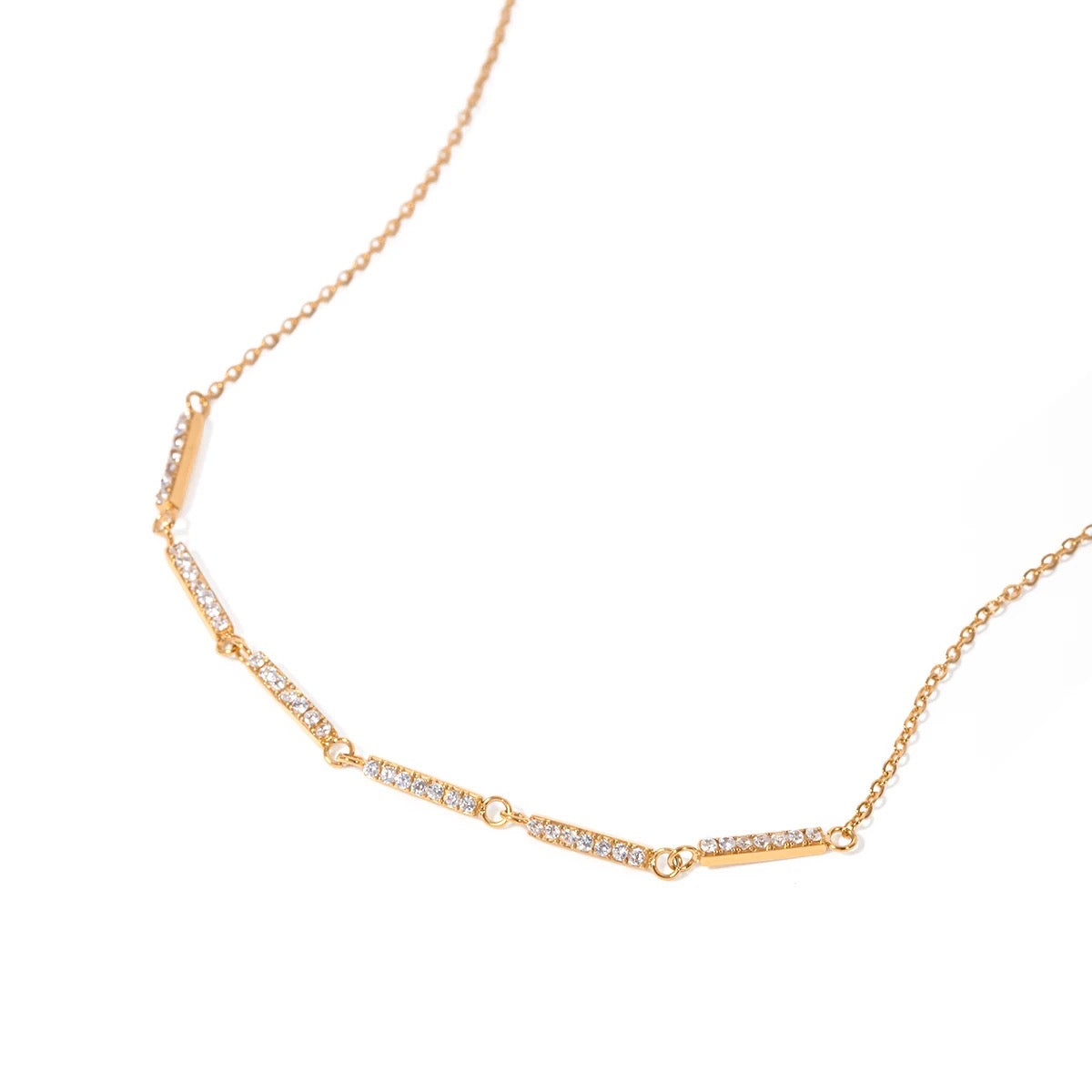 Delicate Rhinestone Necklace