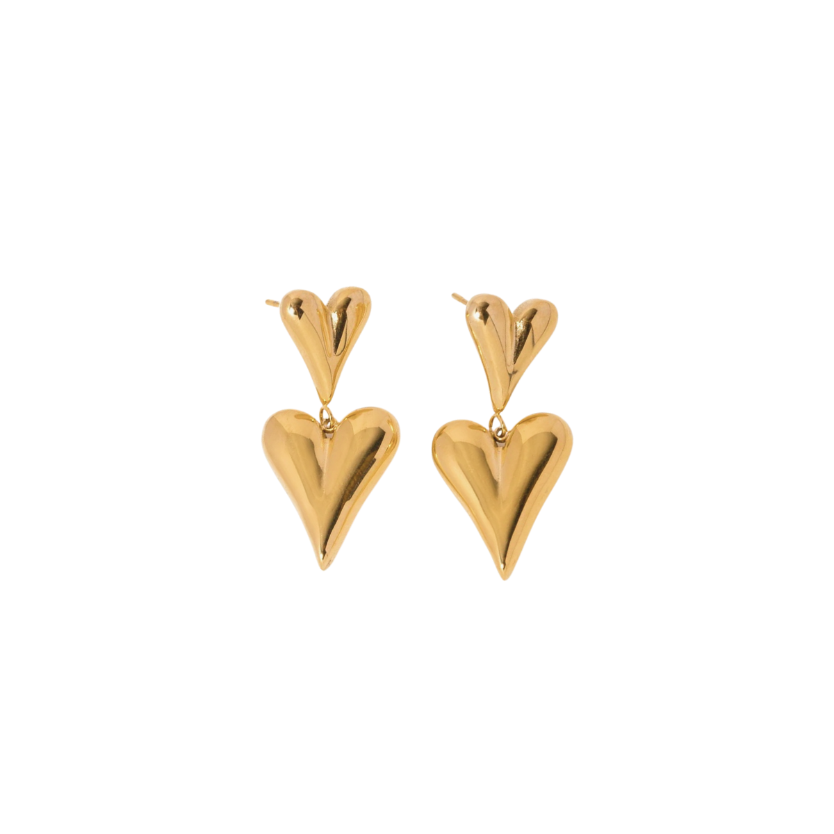 Dangling Heart Earring