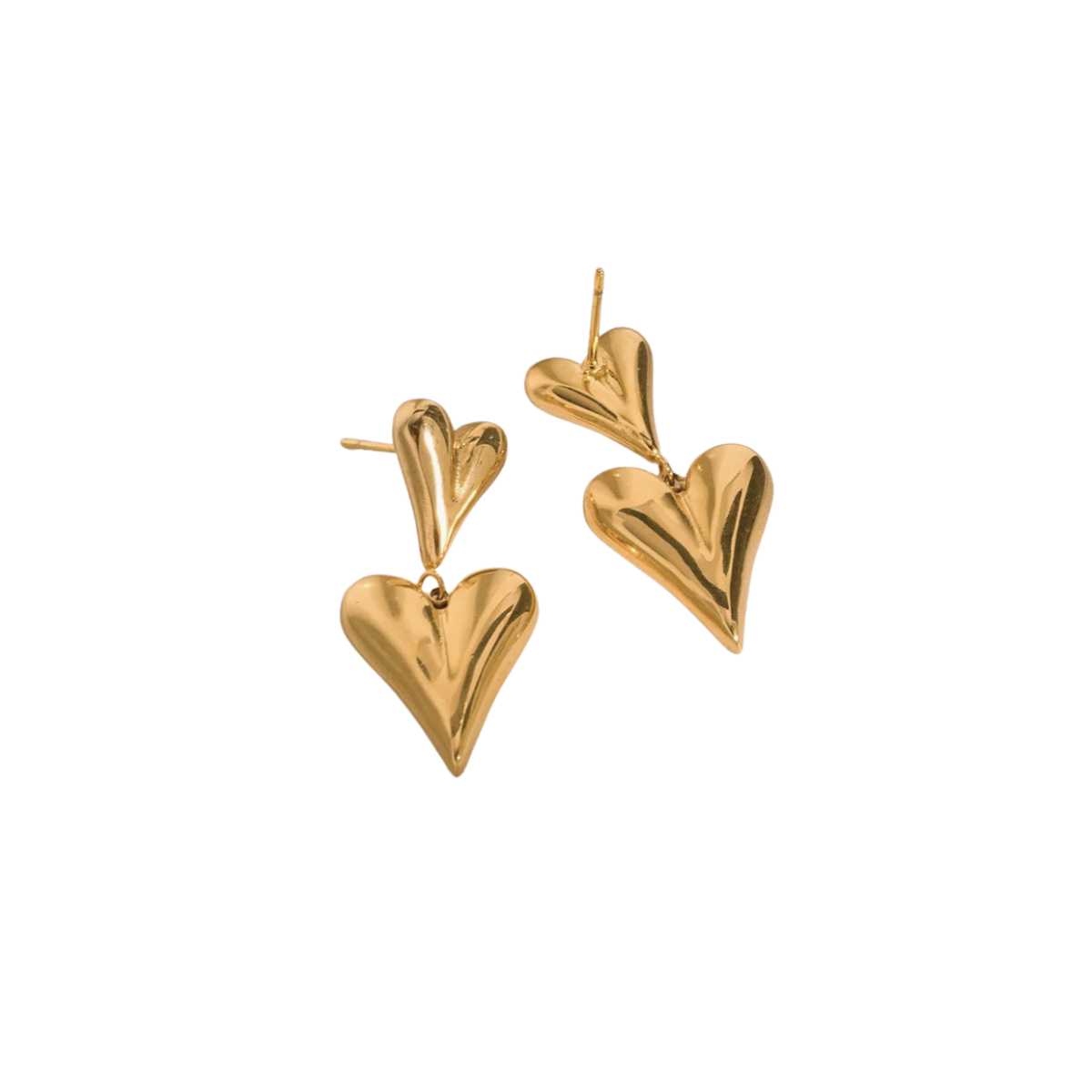 Dangling Heart Earring