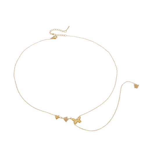 Butterfly Y-shape Necklace