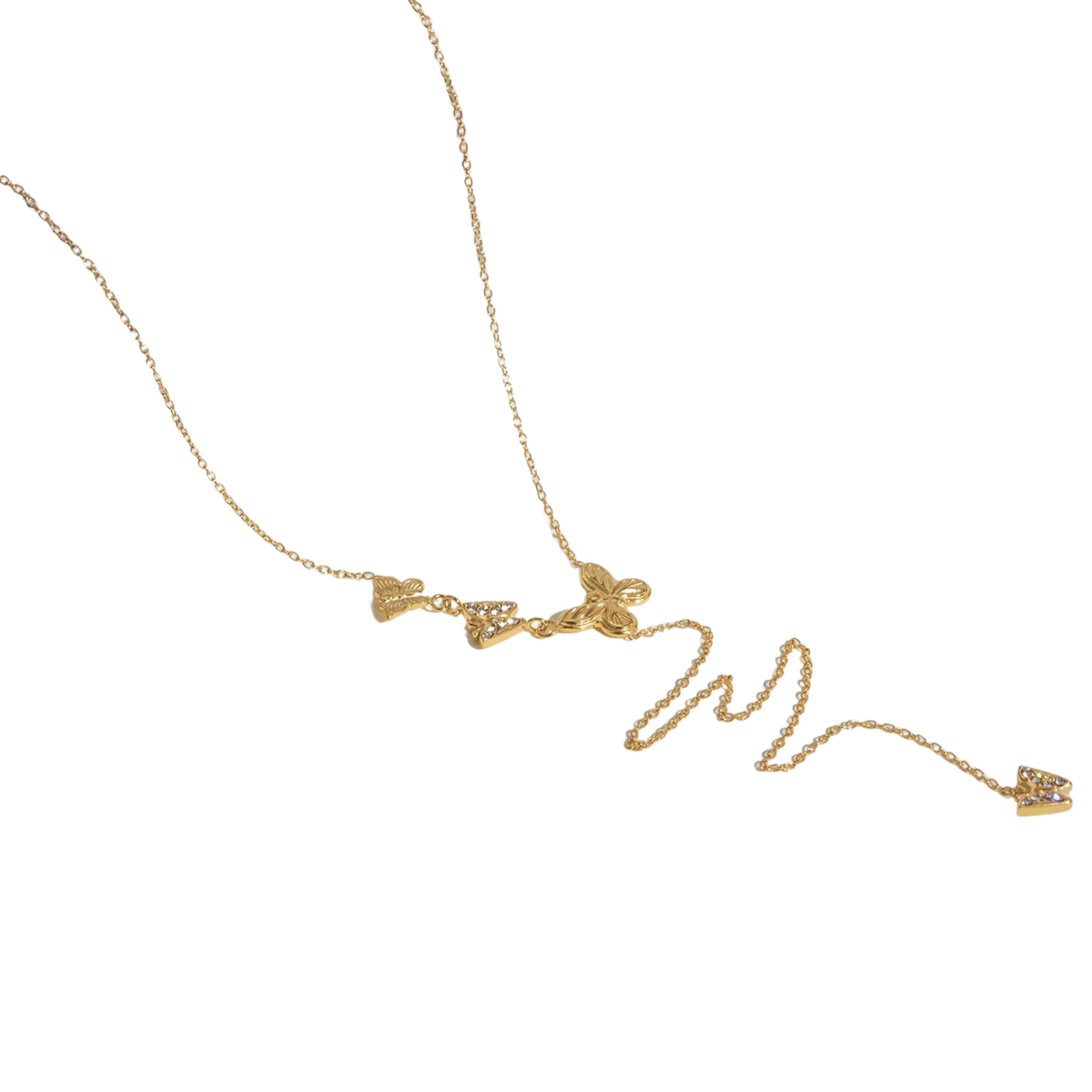 Butterfly Y-shape Necklace