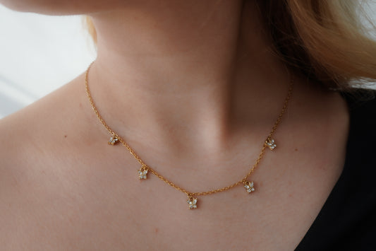 Dainty Butterflies Necklace