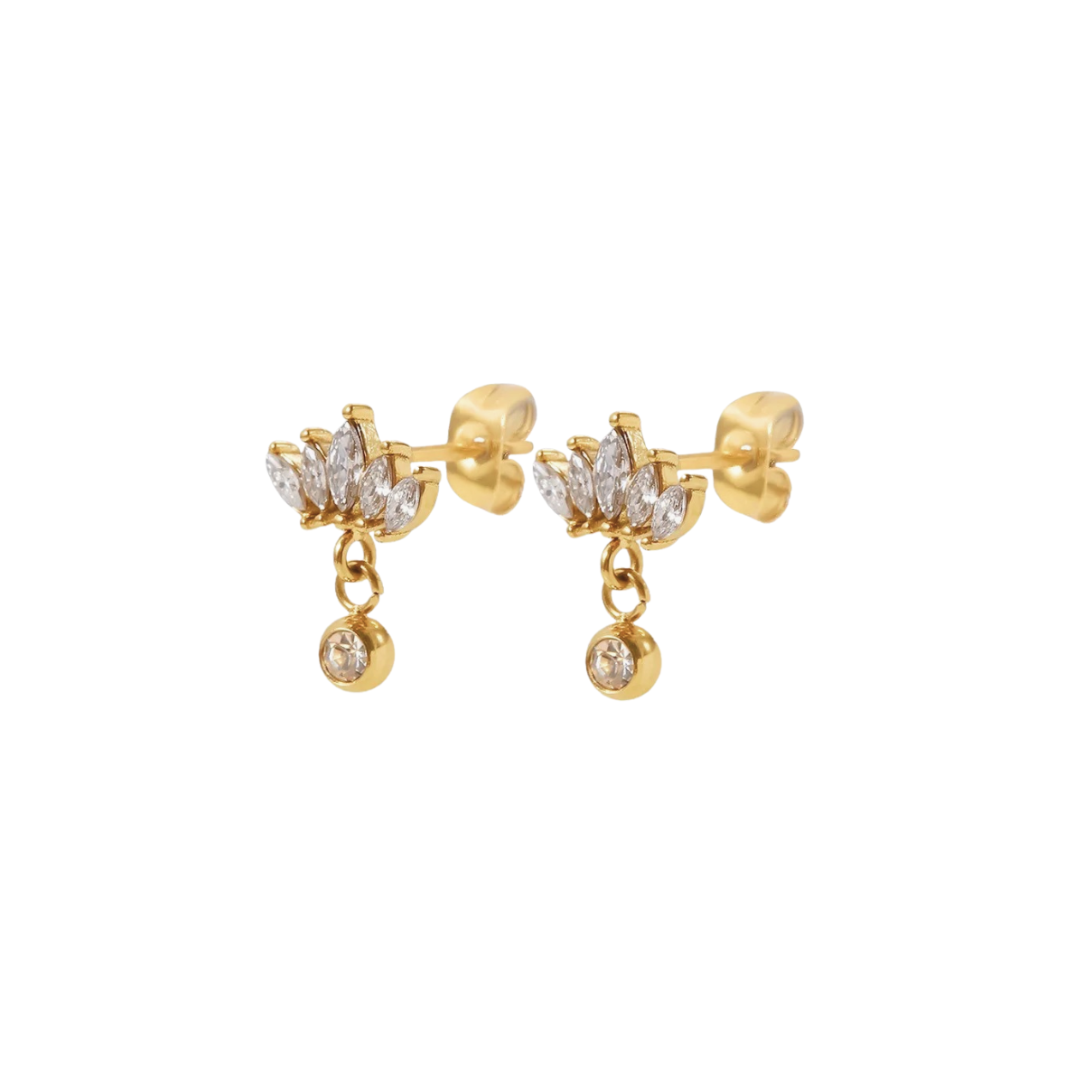 Crown Stud Earrings