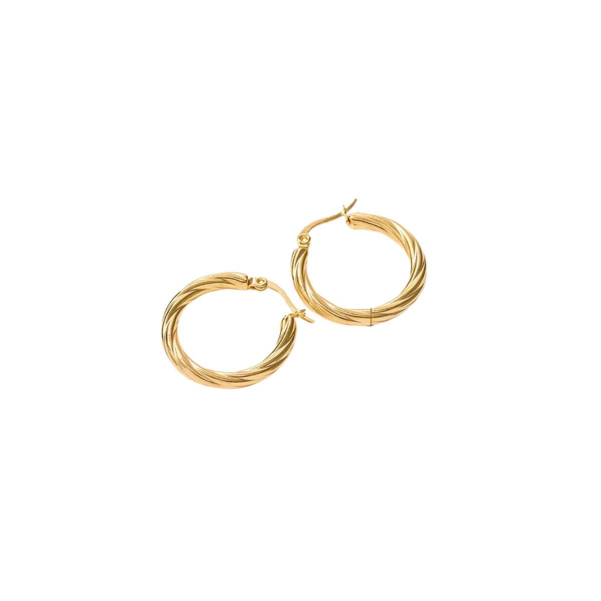 Twisted Hoop Earring