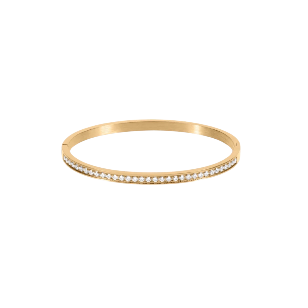 Dot Zirconia Bangle Bracelet