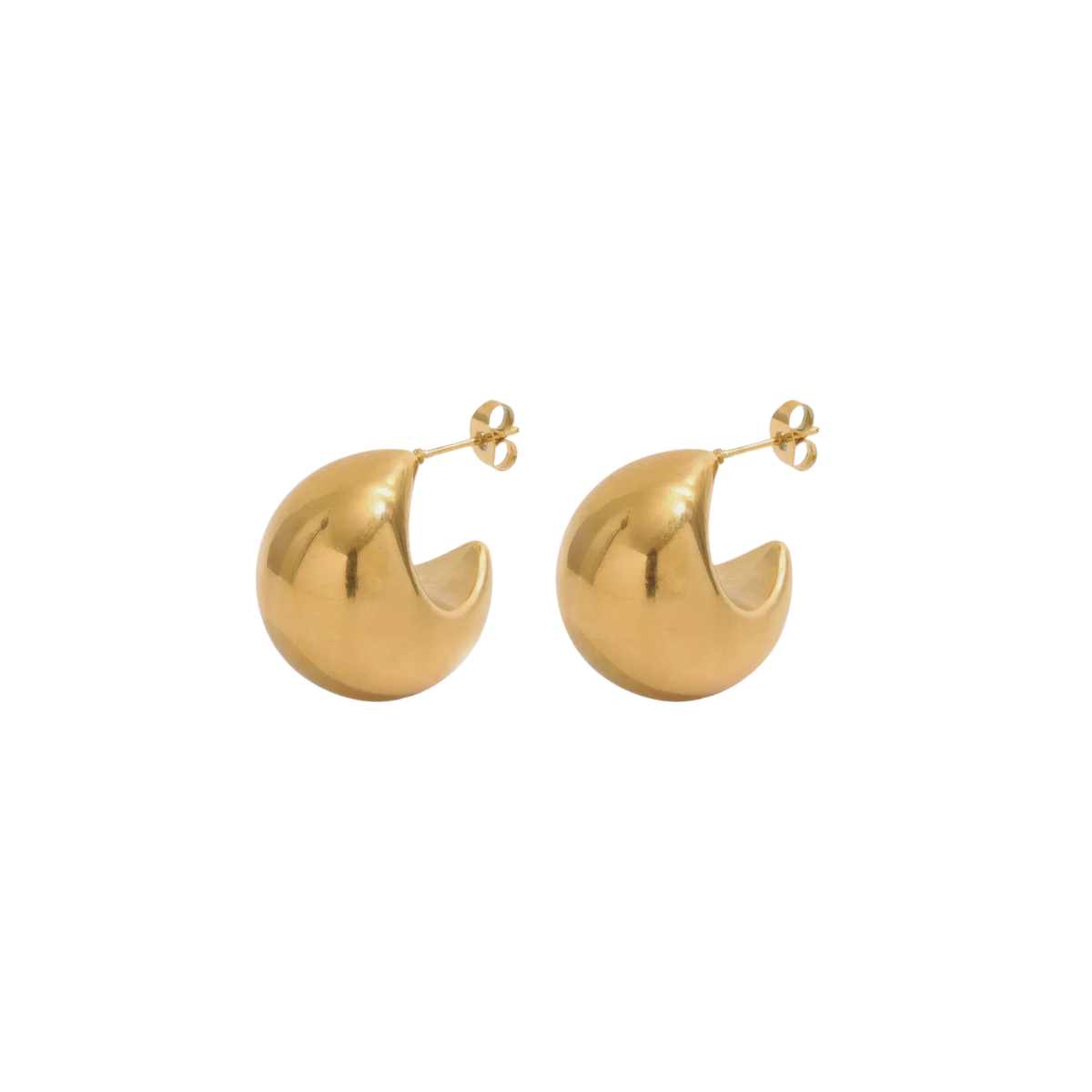 Hollow Chunky Hoops