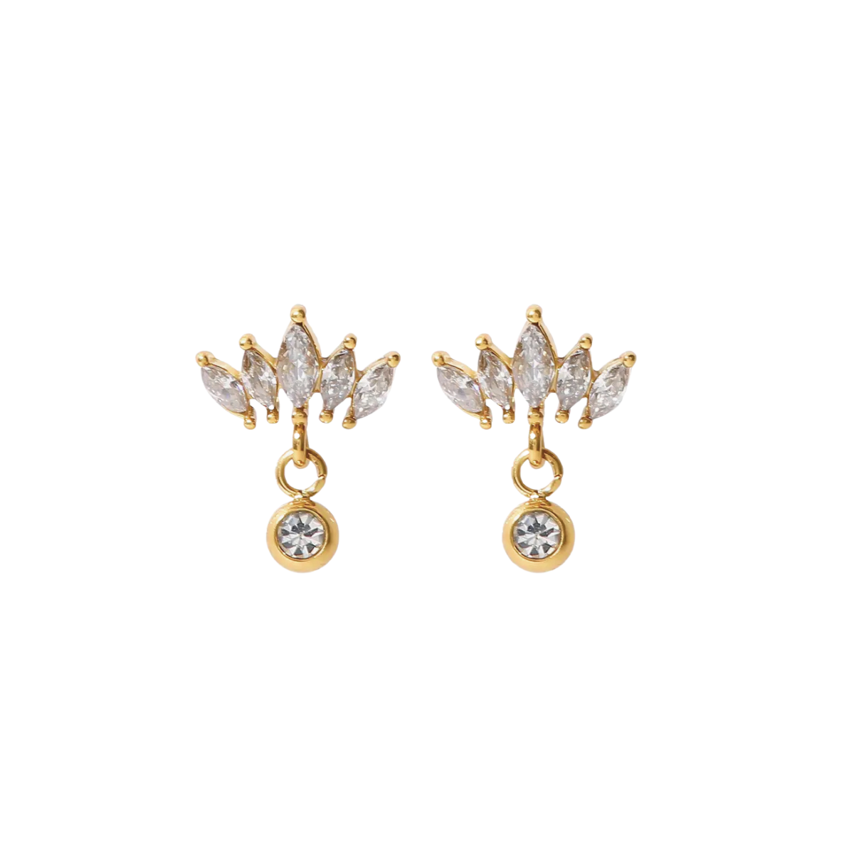 Crown Stud Earrings