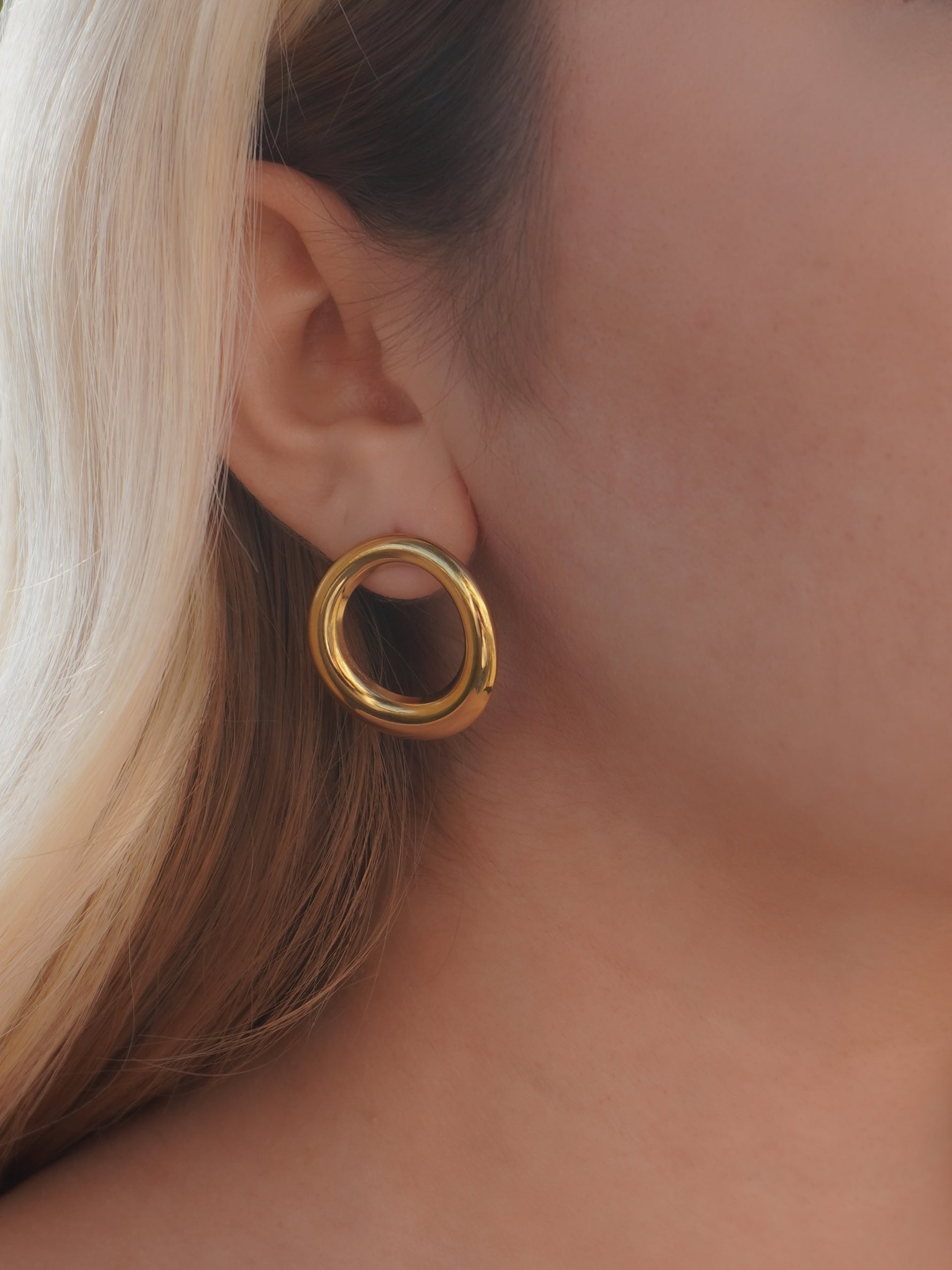 Circle Stud Earring