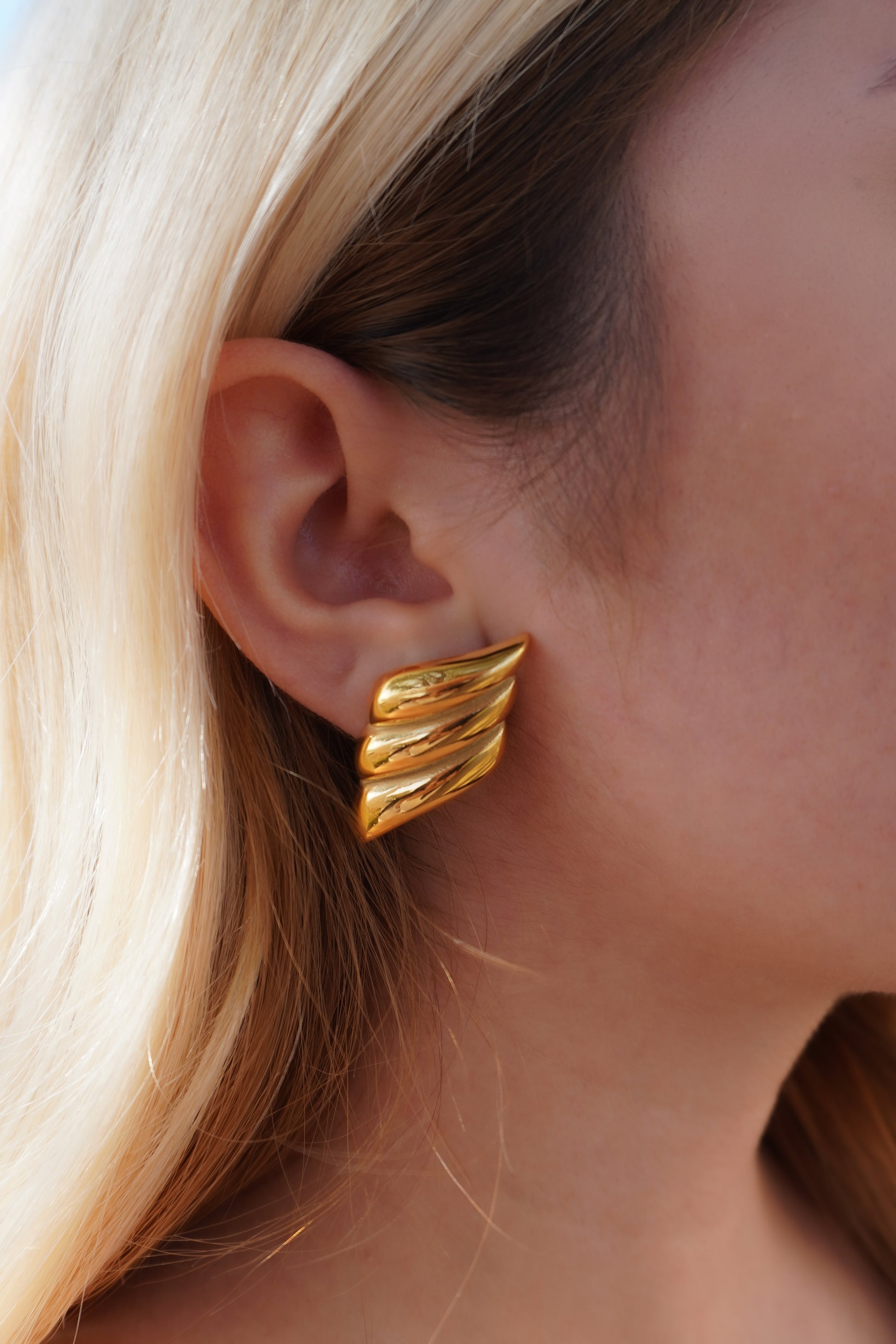 Wing Stud Earrings