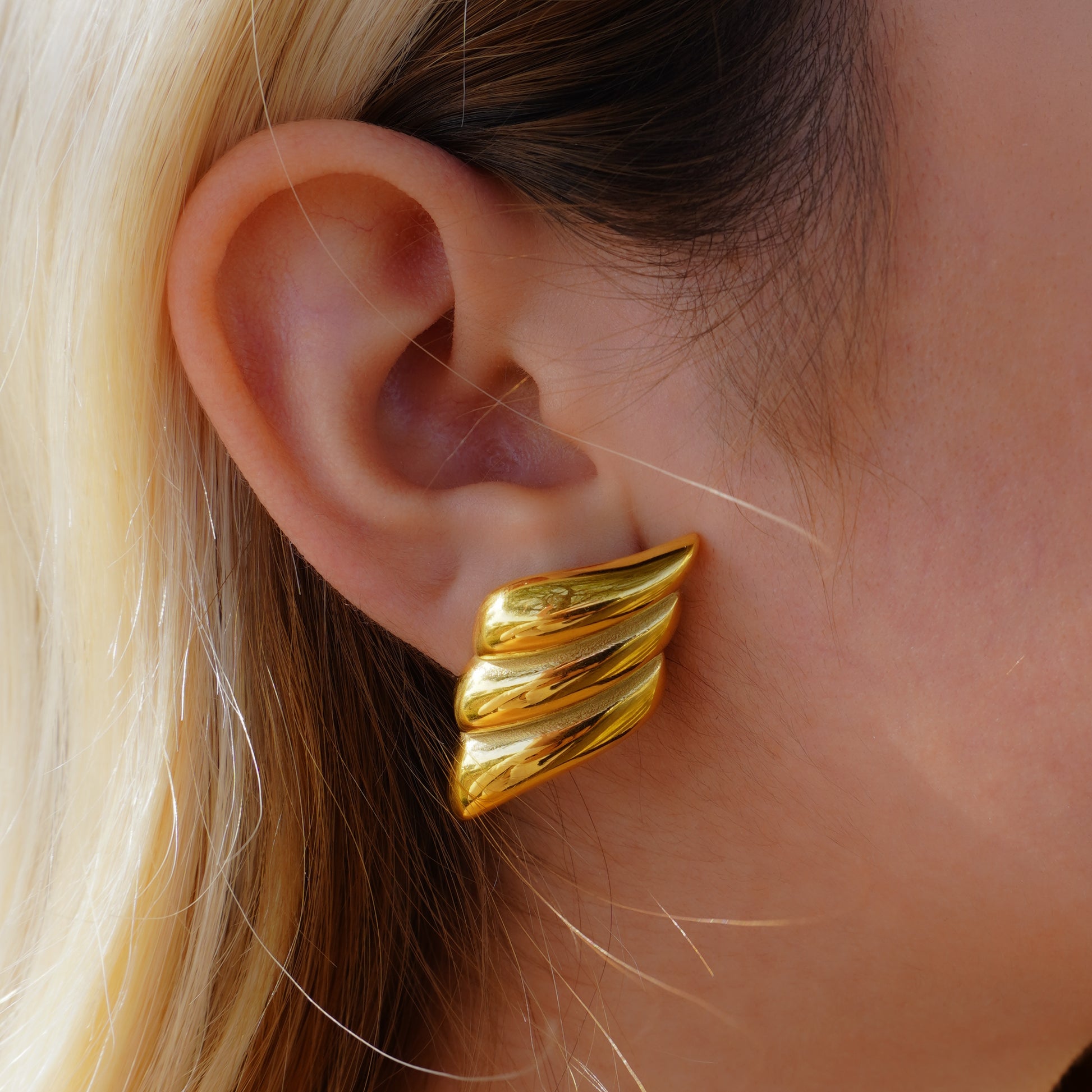 Wing Stud Earrings