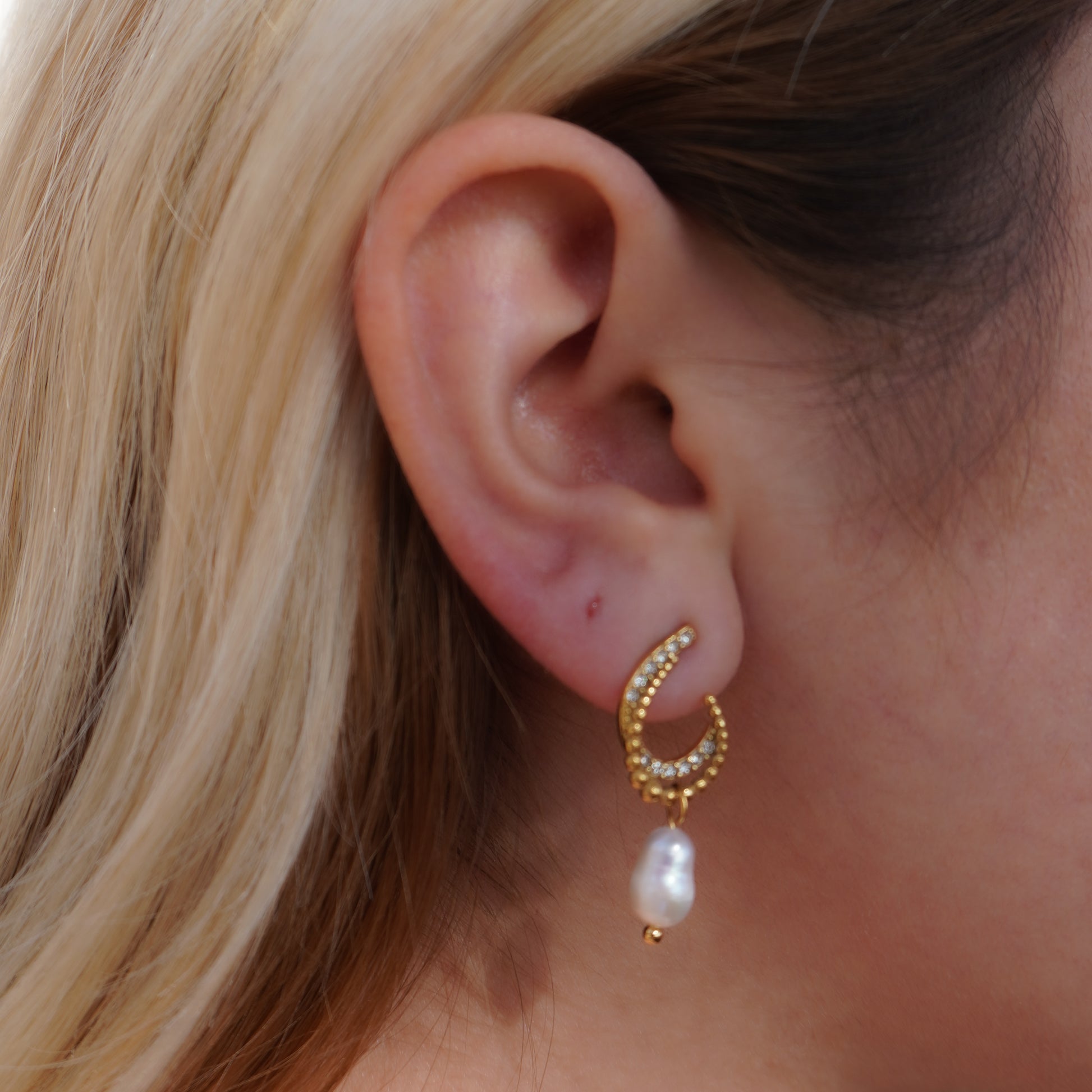 Pearl Stud Earrings