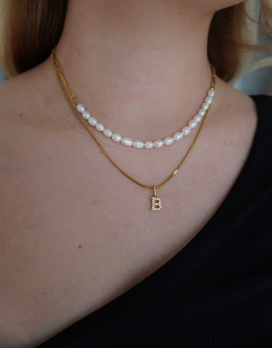 Initial Pendant Necklace