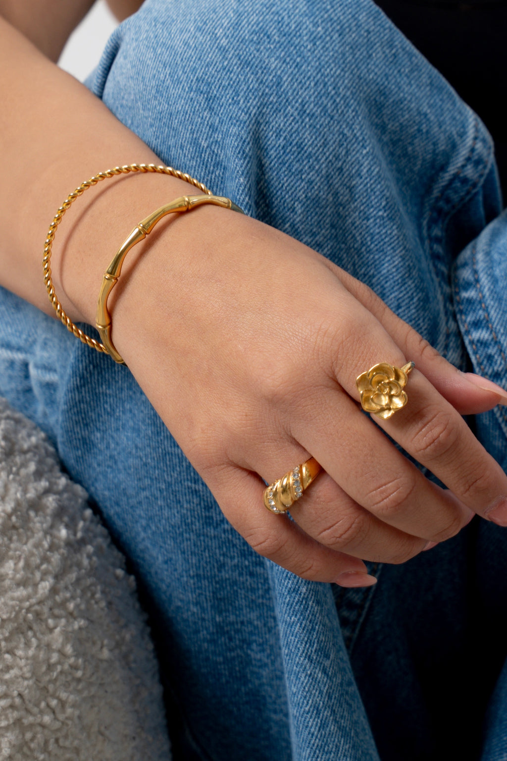 Bamboo Bangle Bracelet