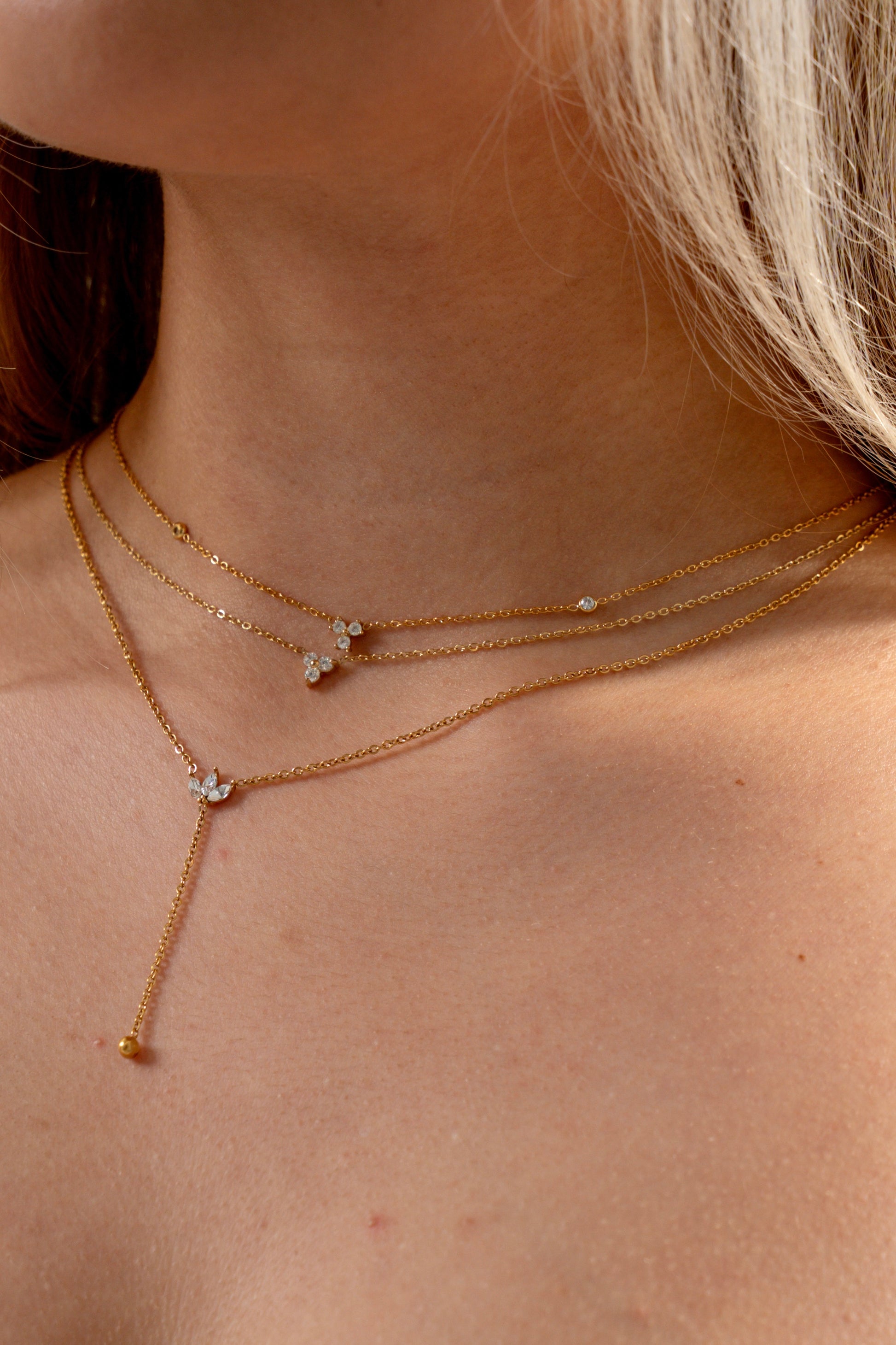 Mini Dainty Lotus Necklace
