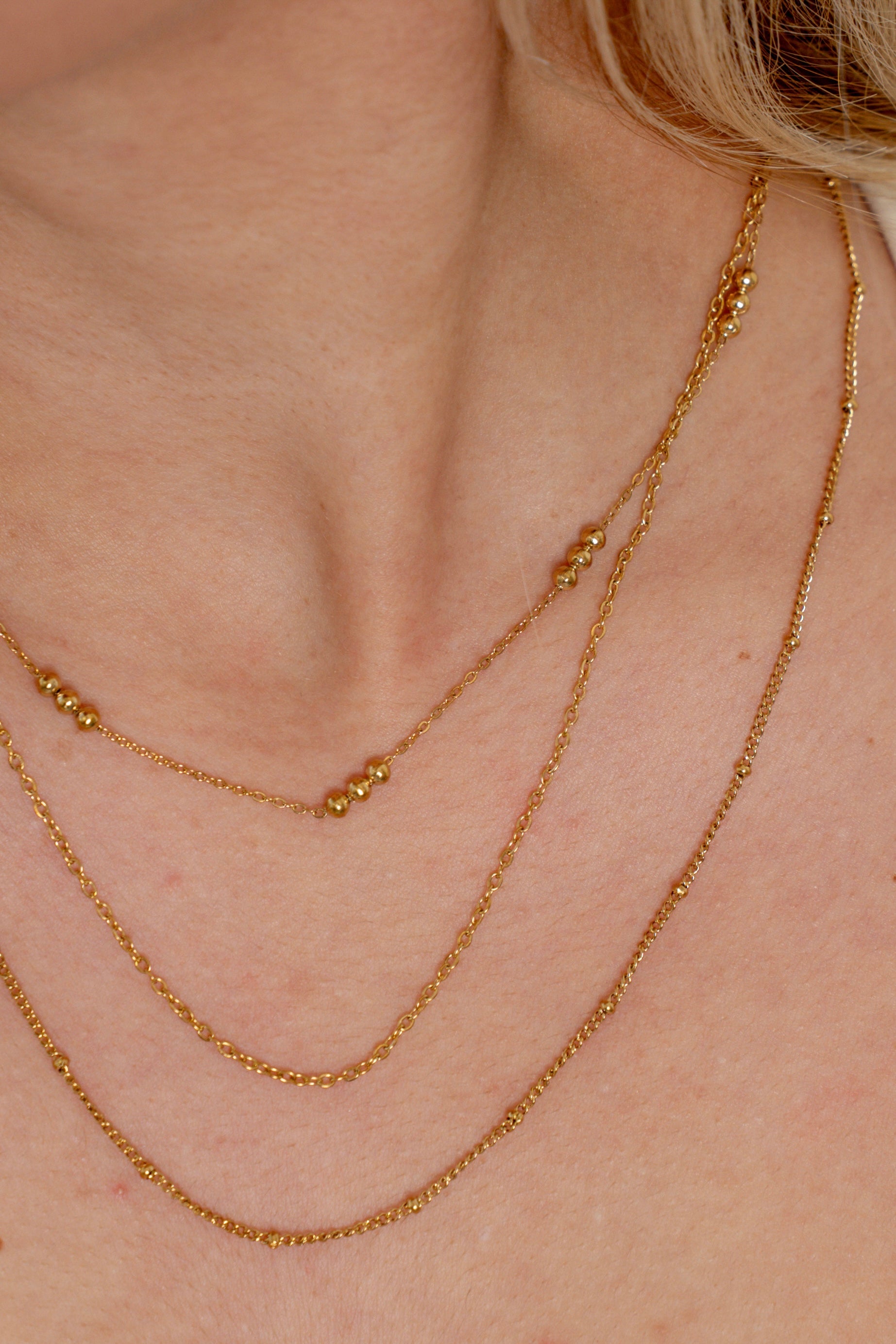 Three Layered Set Necklace