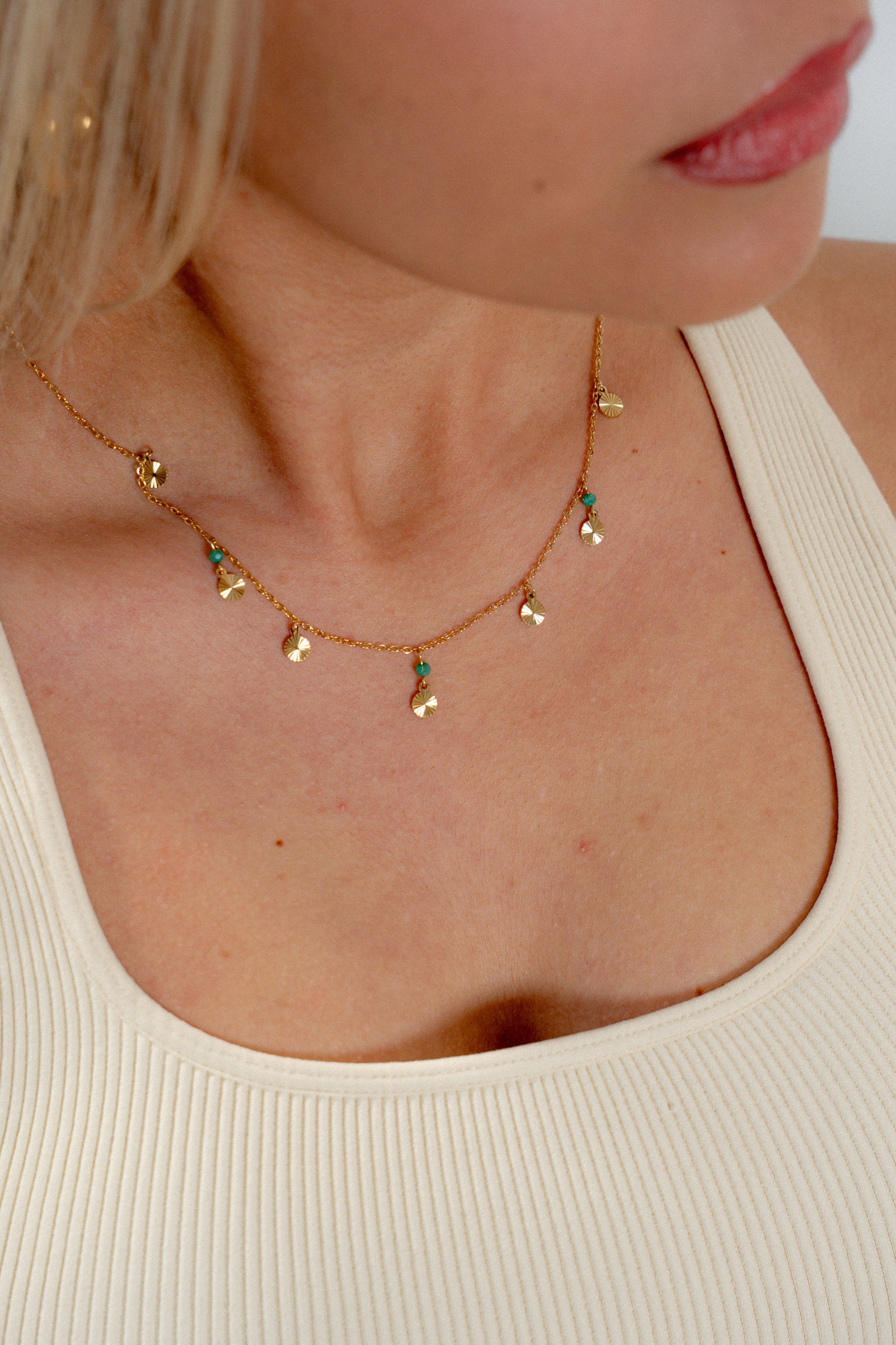 Green Stone Necklace
