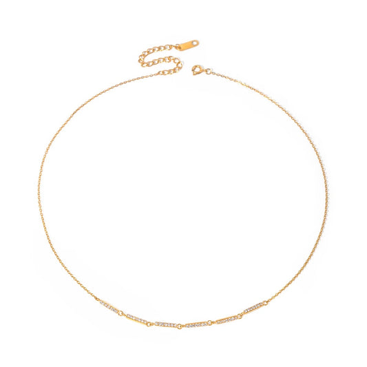 Delicate Rhinestone Necklace