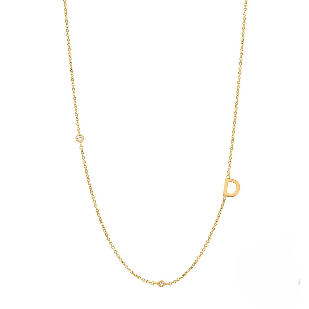 Dainty Initial Necklace