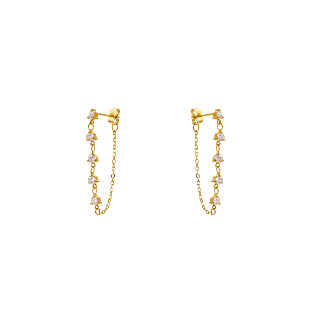 Lany Zirconia Dangling Earring