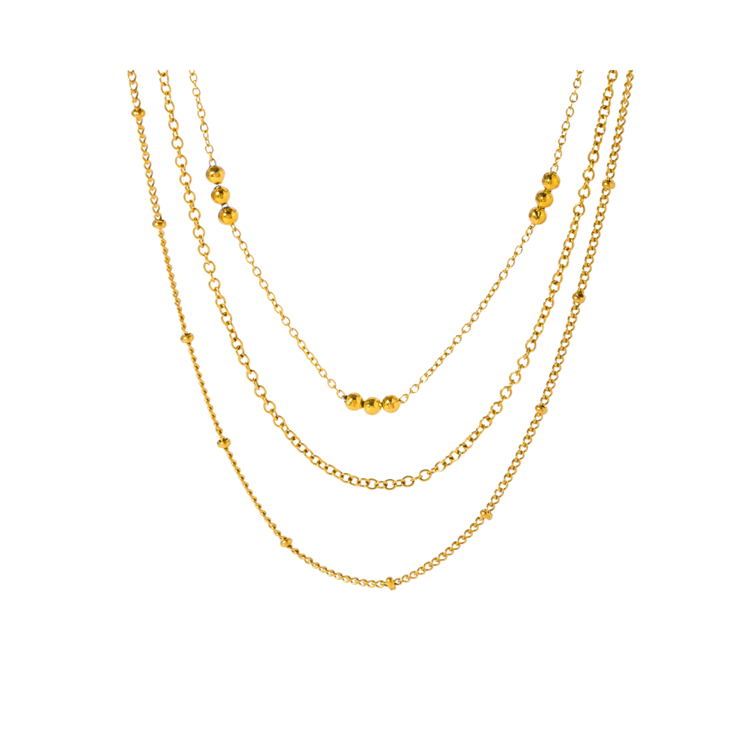 Three Layered Set Necklace